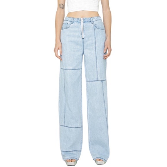 I.AM.GIA Orion Denim Wide Leg High Rise Jeans Size Small - Picture 3 of 10